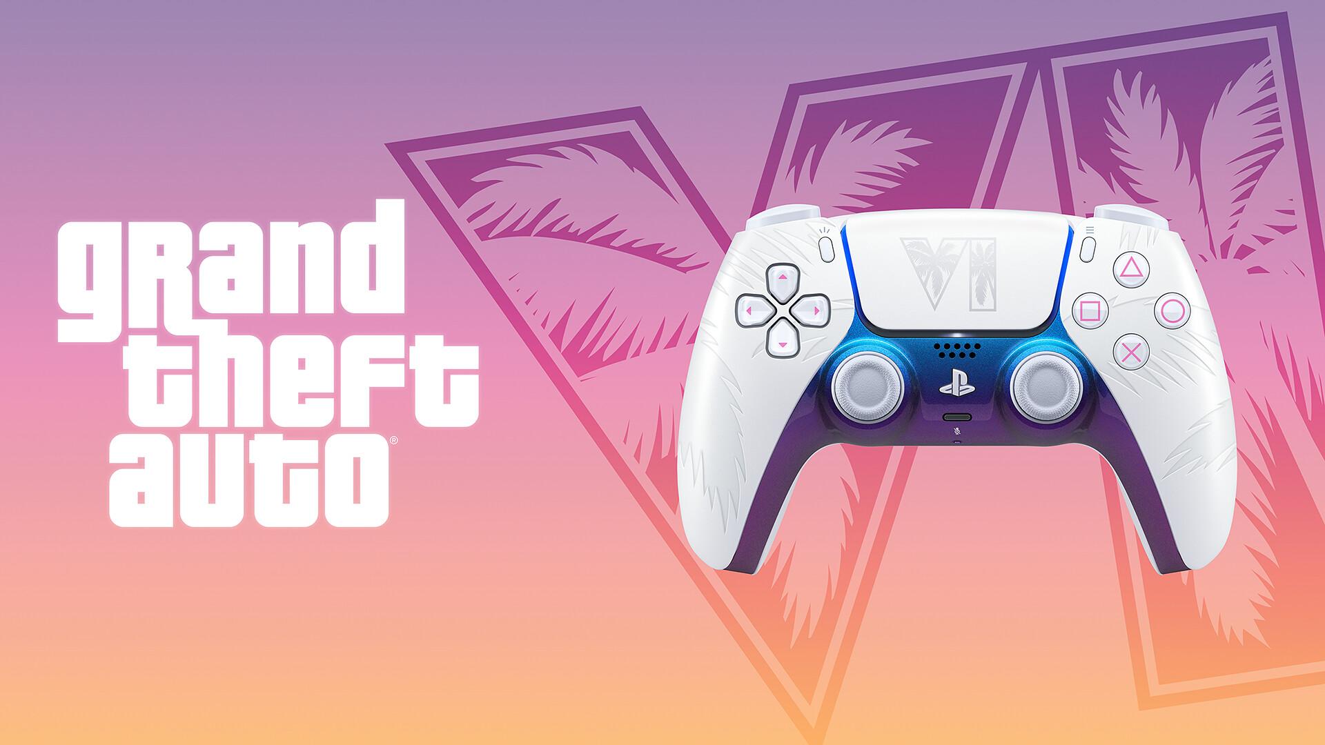 دسته PS5 طرح GTA 6 معرفی شد؛ دو نسخه ویژه برای طرفداران Vice City