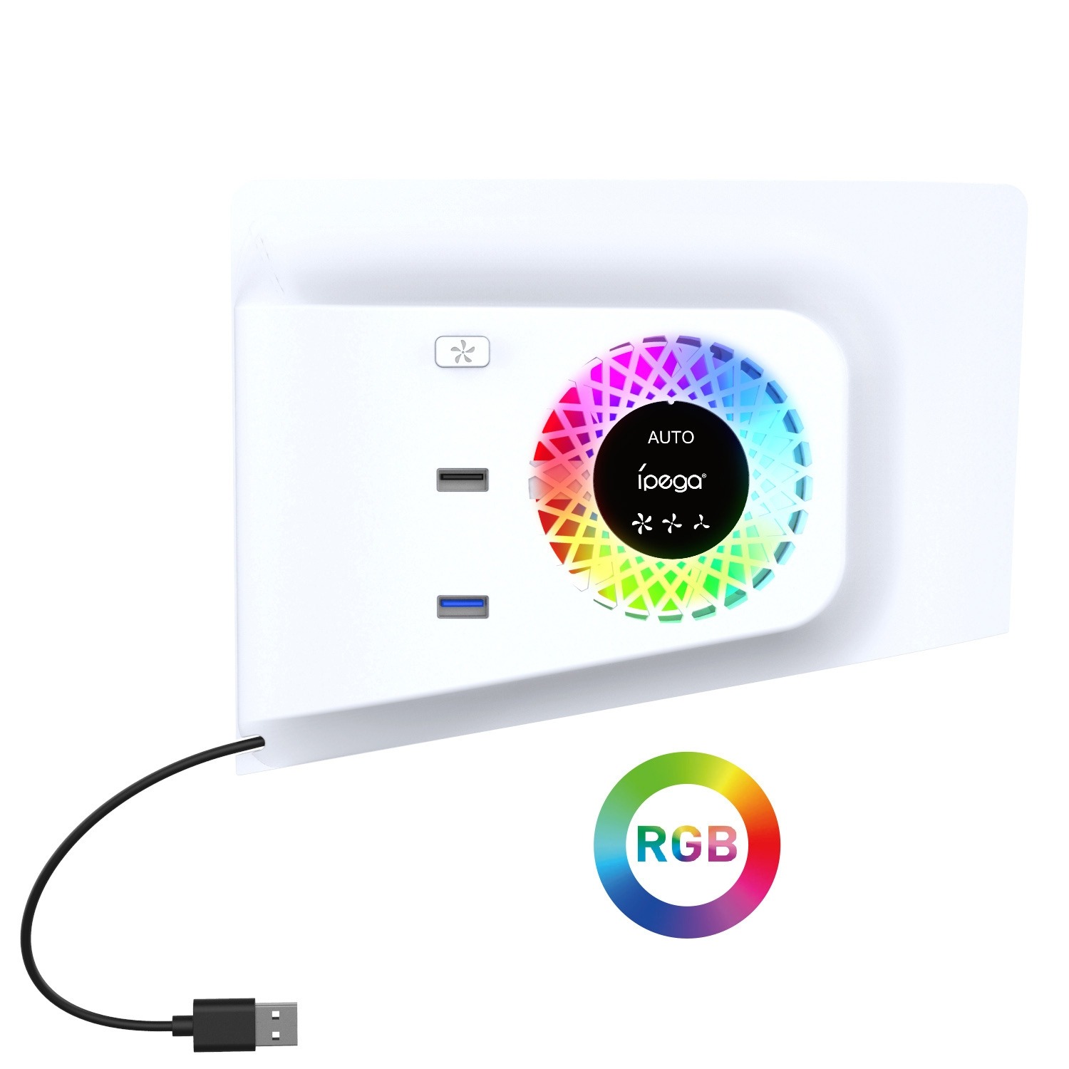 فن خنک کننده Ipega RGB مدل PG-P5S019 برای PS5 Slim