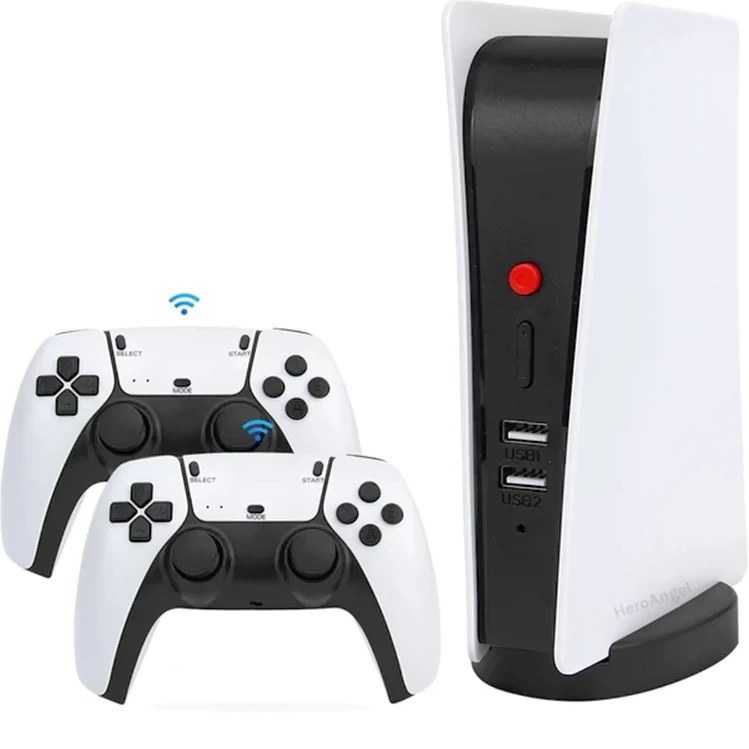 کنسول بازی کلاسیک 4K مدل PS5 با دو دسته بی‌سیم