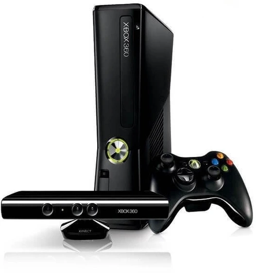 کنسول Xbox 360 slim همراه کینکت حافظه 256GB فول بازی (جی تگ)